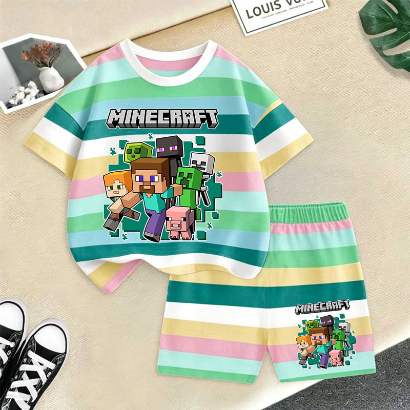 Baby Clothing Accessories - Minecrafted Girl boy Summer T shirt