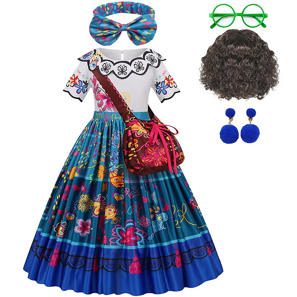 Baby Clothing Size - Girls Encanto Costume Charm Princess Dress