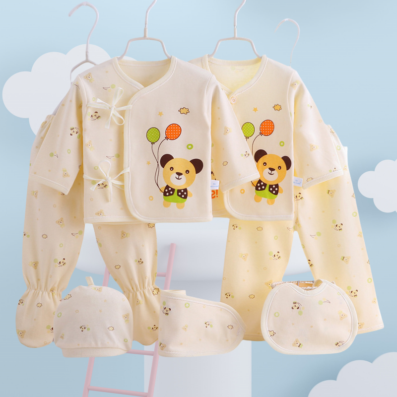 Printed Bibs Pack - 7 Pc of Pack Newborn Printed