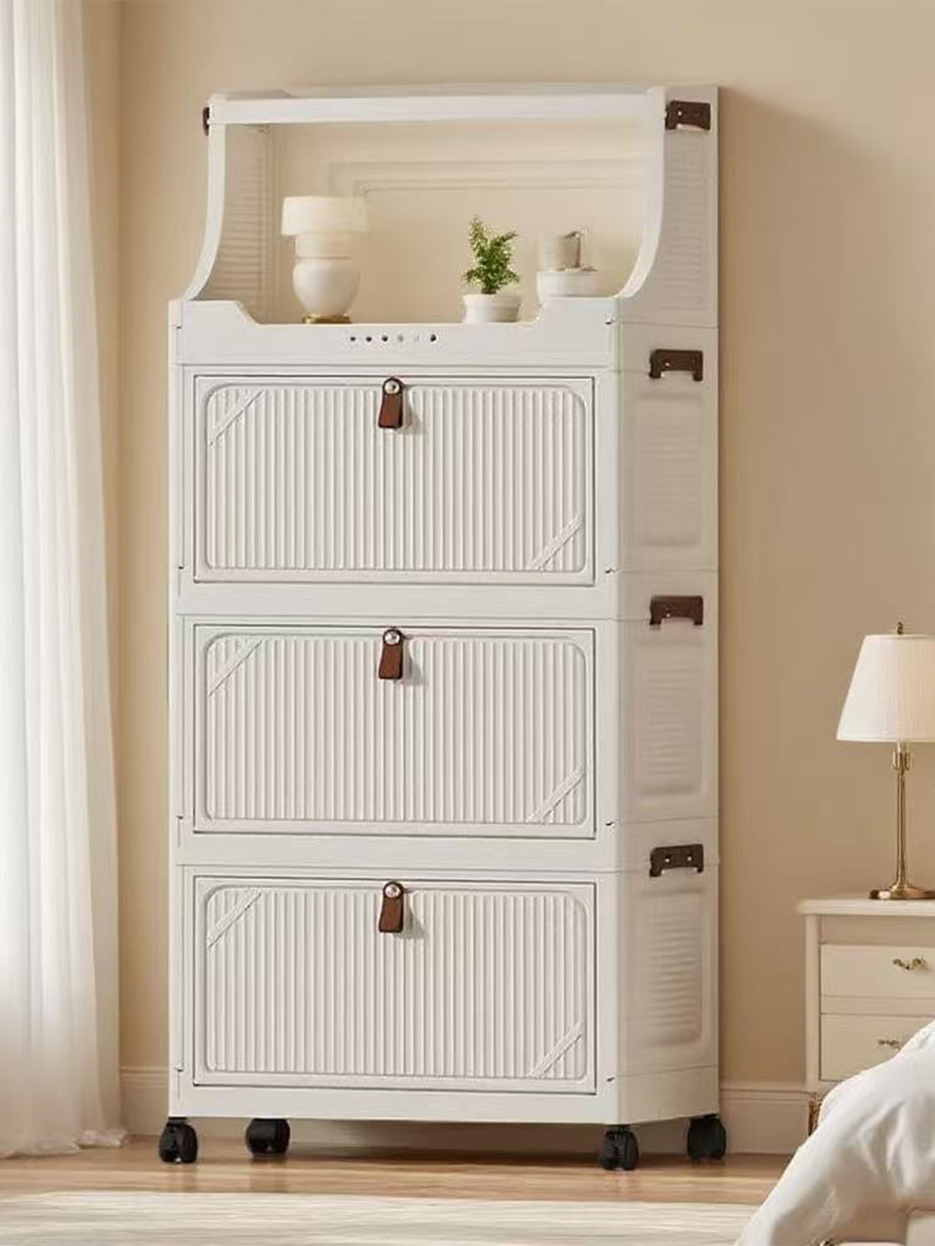 Baby Clothing Cupboard - Thickened storage cabinet home bedroom baby