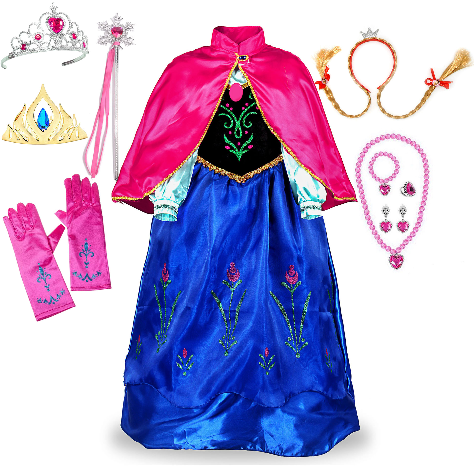 Baby Clothing Size - Fuchsia Anna Dress with Cape for