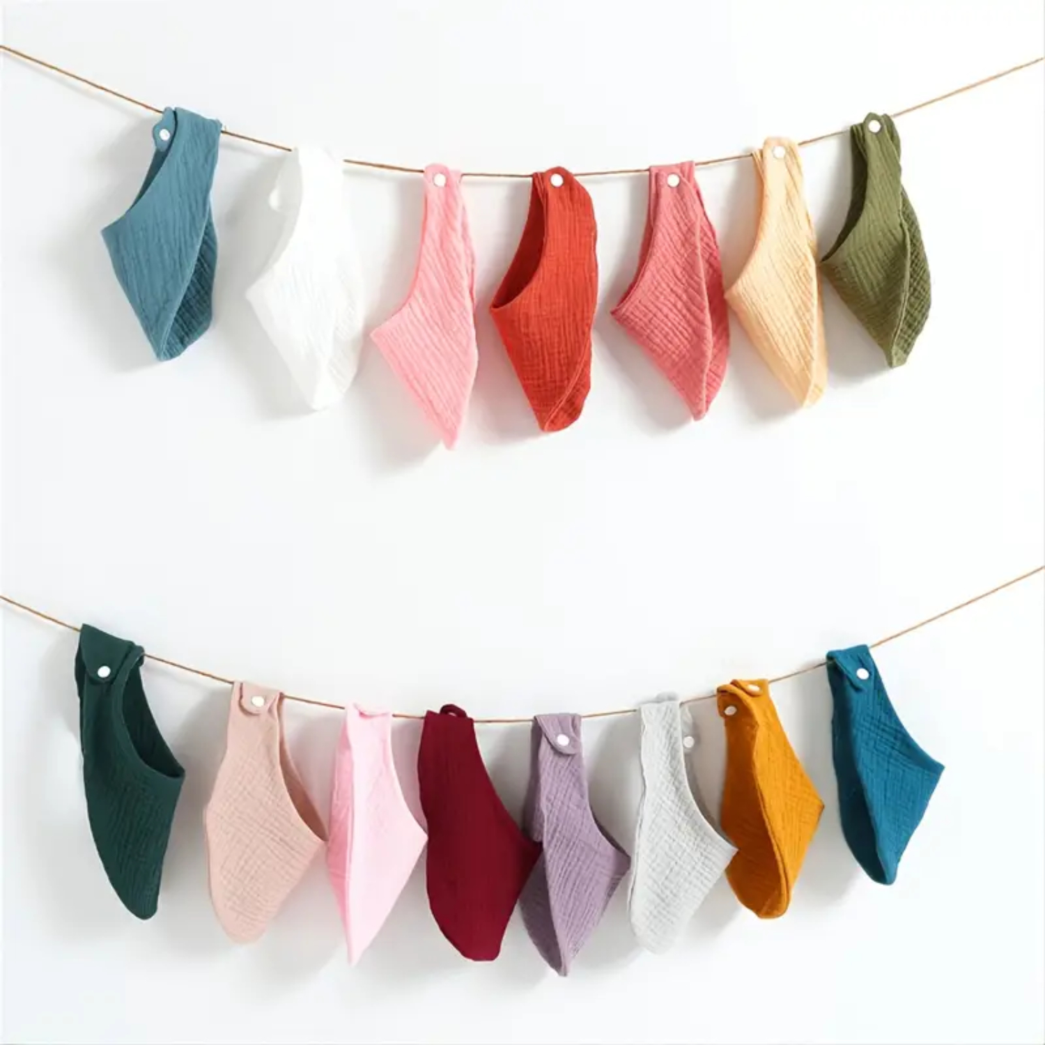 Printed Bibs Pack - 3-pack Baby Cotton Saliva Bibs For
