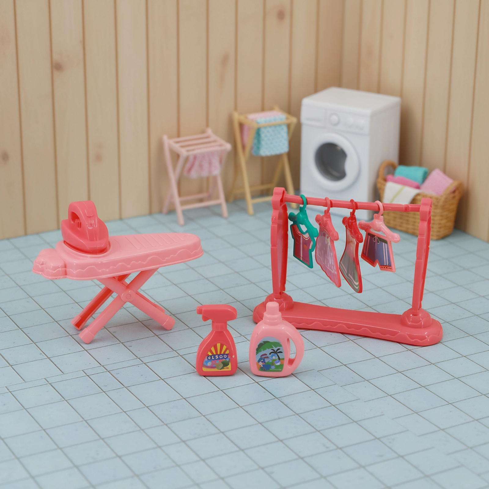 Baby Clothing Washing Machine - New Home Toy Mini Drying Rack