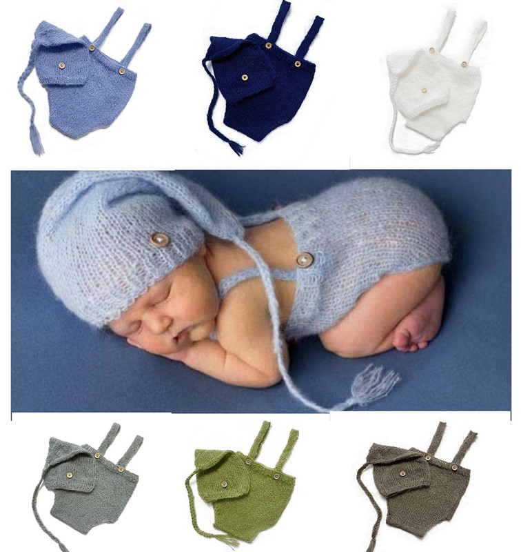 Baby Clothing Kit - 2pcs/set Crochet Newborn Outfit Newborn Photography