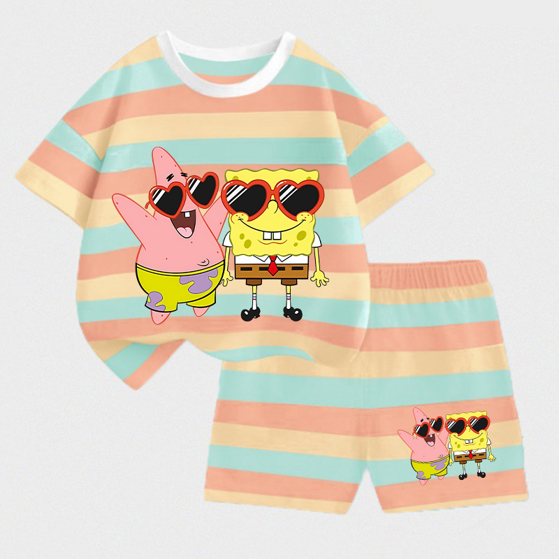 Baby Clothing Kit - SpongeBobs SquarePants Kids T-shirt Shorts Set
