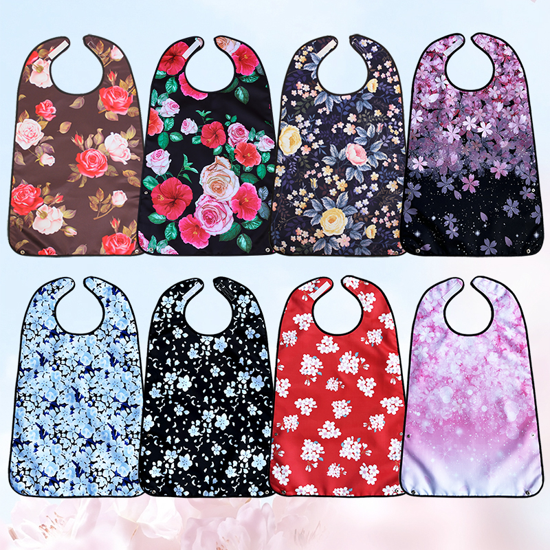 Printed Bibs Pack - Waterproof Bib for Middle-Aged and Elderly