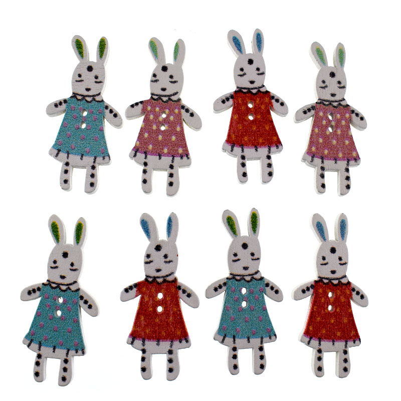 10/20pcs Mixed animals 2 Hole  - đánh giá và giá Baby Clothing Sewing