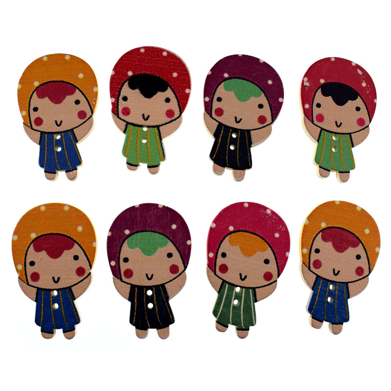 10/20pcs Mixed animals 2 Hole  - đánh giá và giá Baby Clothing Sewing