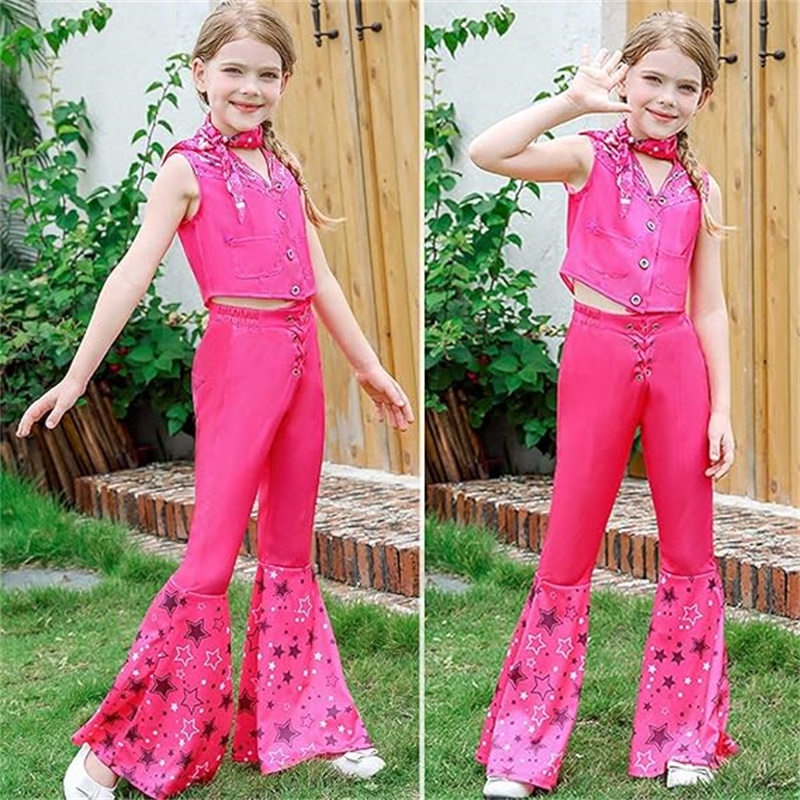 Cowgirl Pink Costume Set Girls - đánh giá và giá Baby Clothing Size