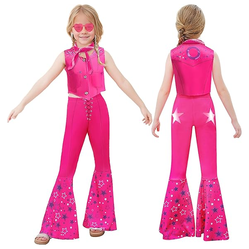Cowgirl Pink Costume Set Girls - đánh giá và giá Baby Clothing Size