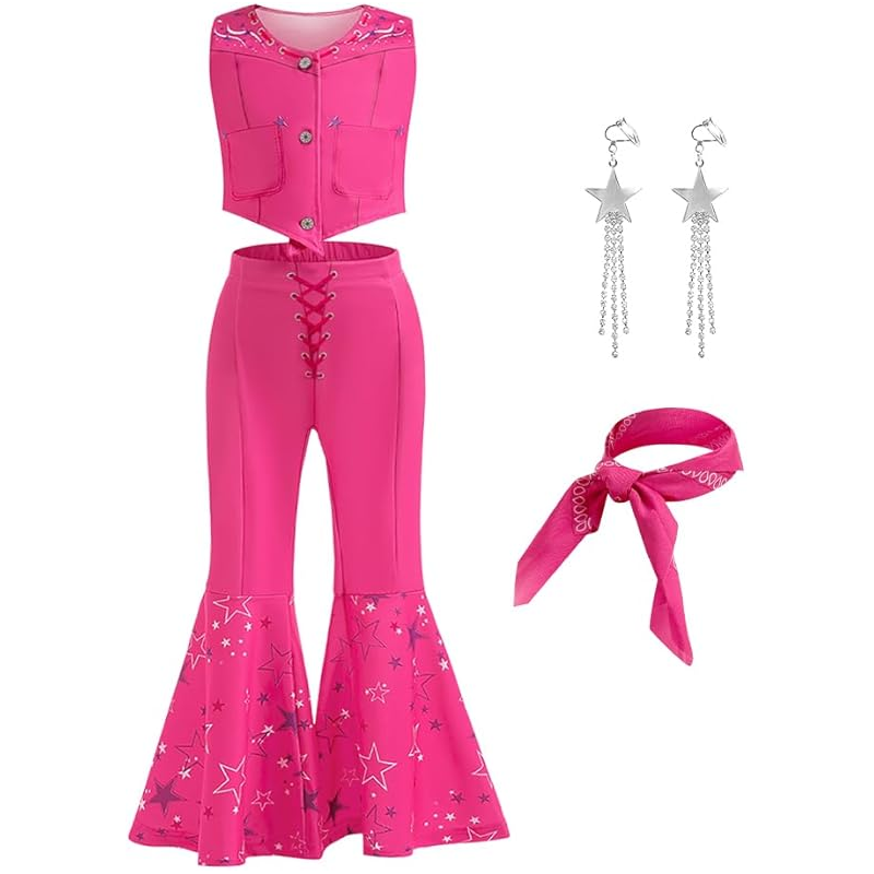 Cowgirl Pink Costume Set Girls - đánh giá và giá Baby Clothing Size