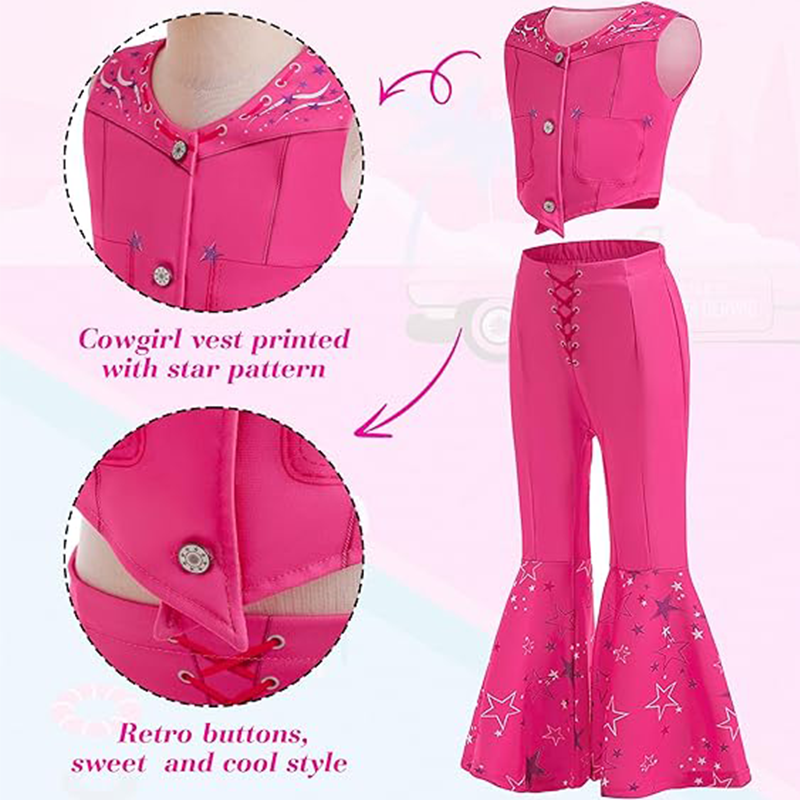 Cowgirl Pink Costume Set Girls - đánh giá và giá Baby Clothing Size