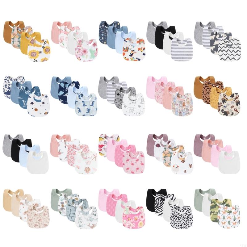 A5YC Pack of 4pcs Baby Burp Cl - đánh giá và giá Printed Bibs Pack