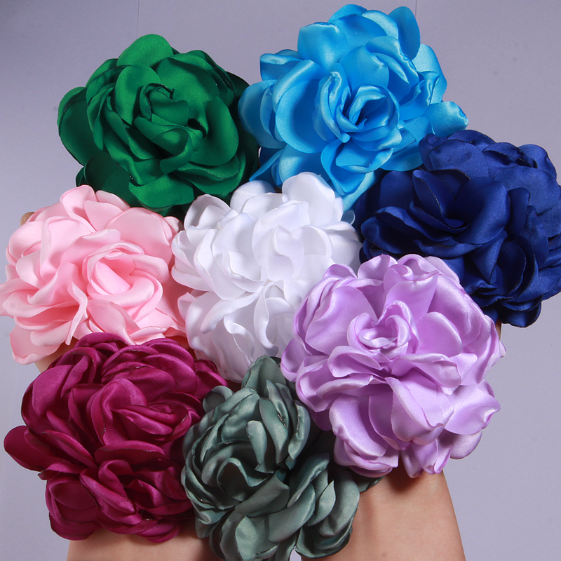 8CM Artificial Satin Rose Fabr - đánh giá và giá Baby Clothing Accessories