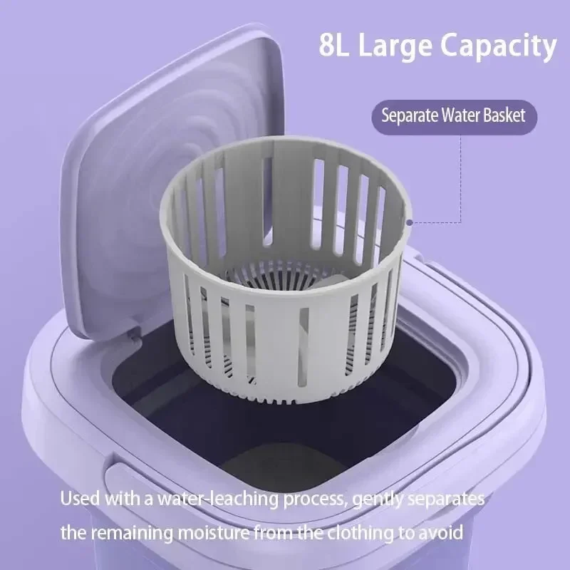 8L Foldable Washing Machine wi - đánh giá và giá Baby Clothing Washing Machine