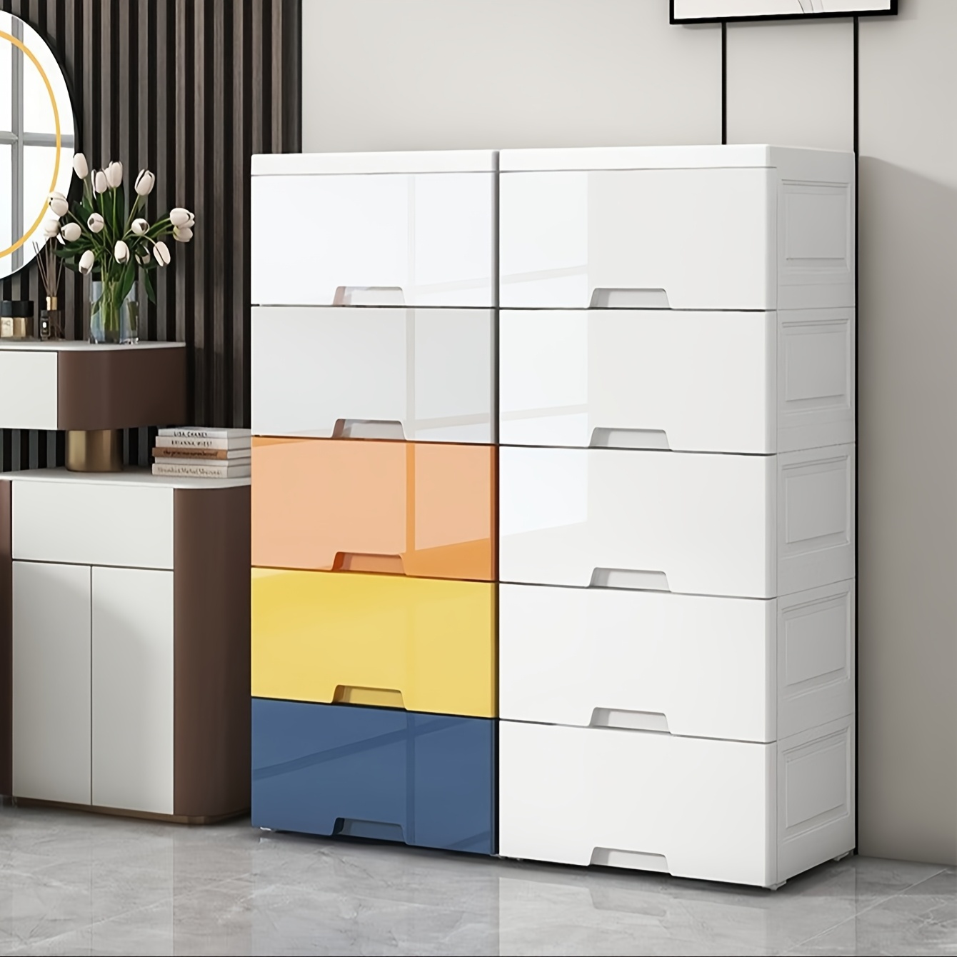 Thickened Drawer-type Storage  - đánh giá và giá Baby Clothing Cupboard