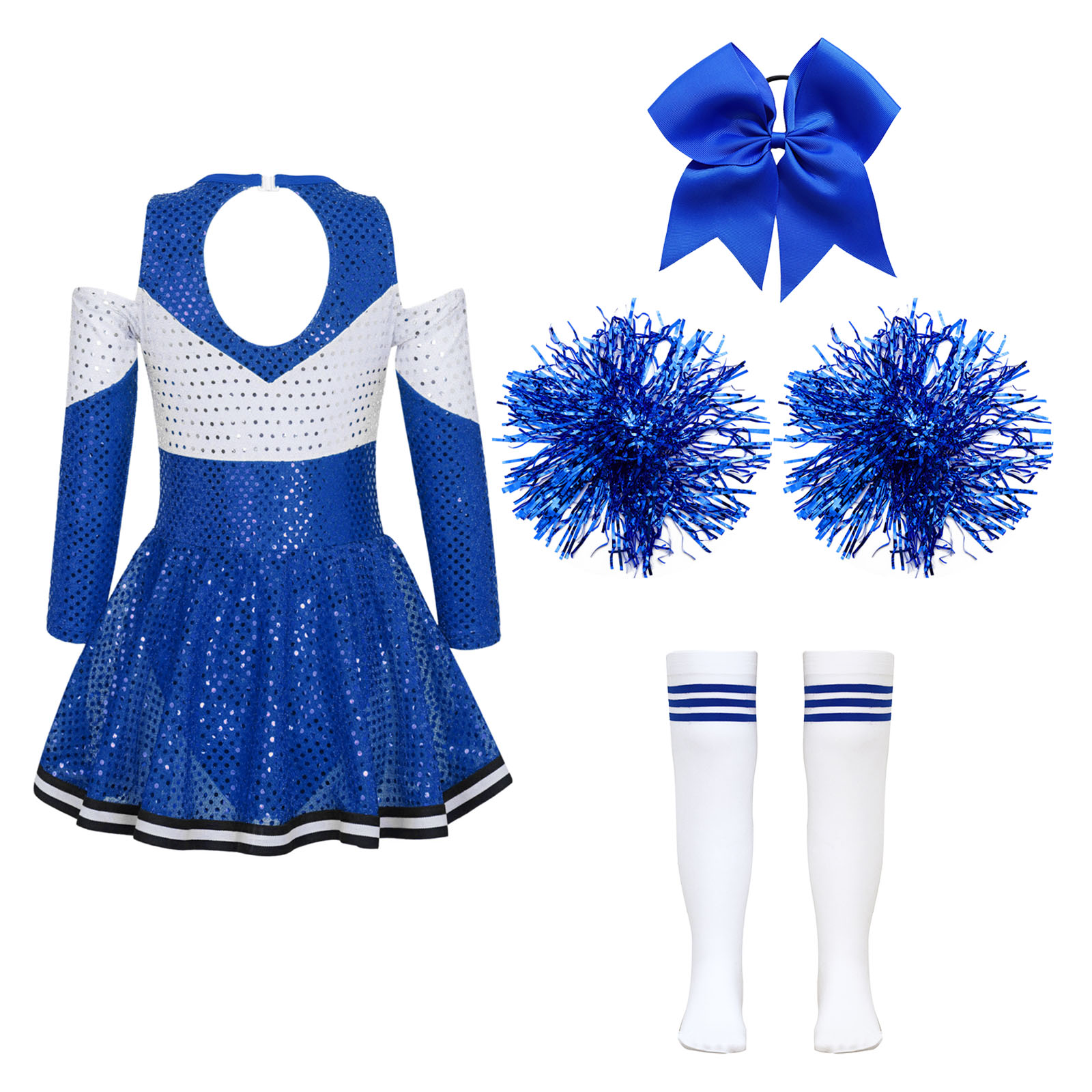 Kids Girls Cheerleading Dance  - đánh giá và giá Baby Clothing Size
