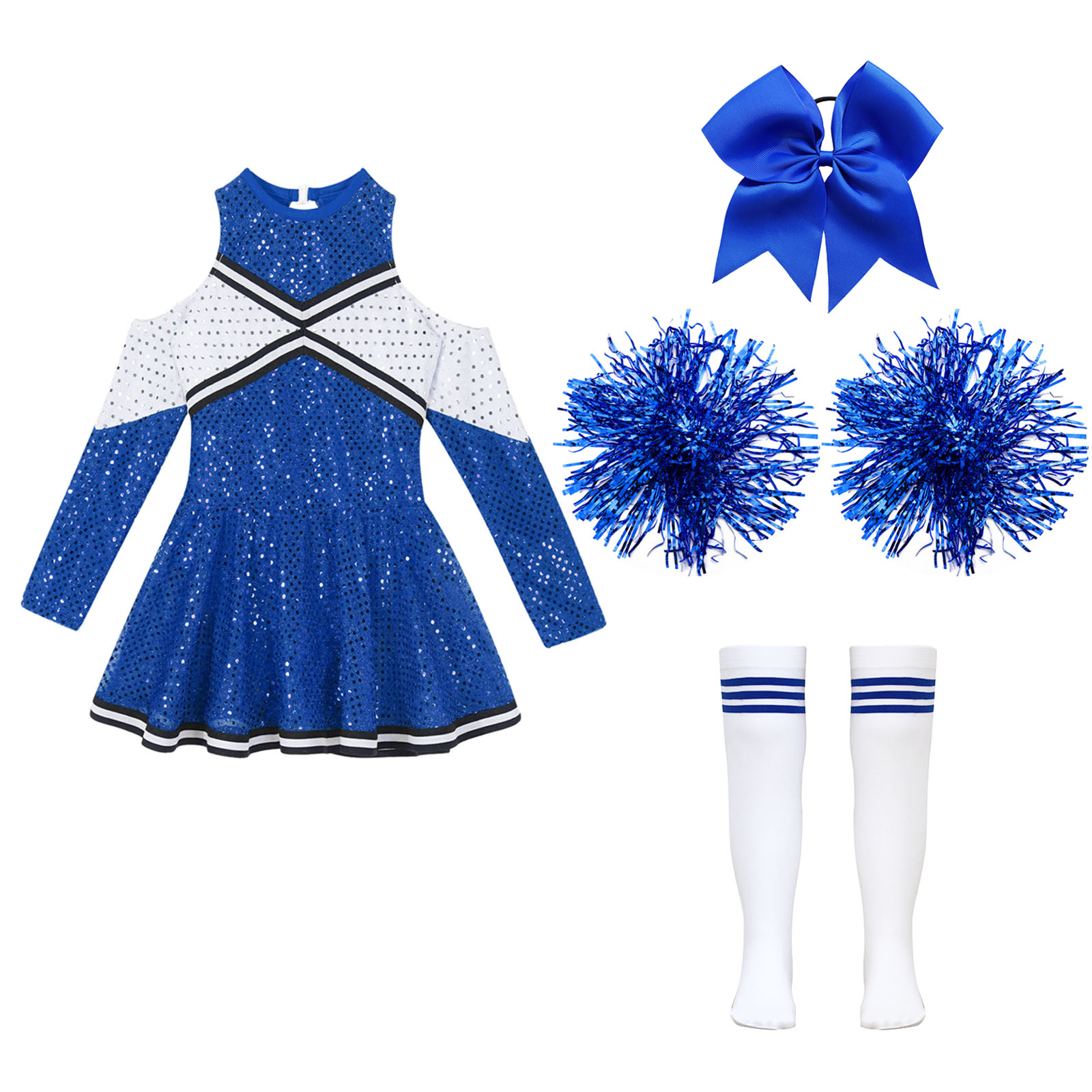 Kids Girls Cheerleading Dance  - đánh giá và giá Baby Clothing Size
