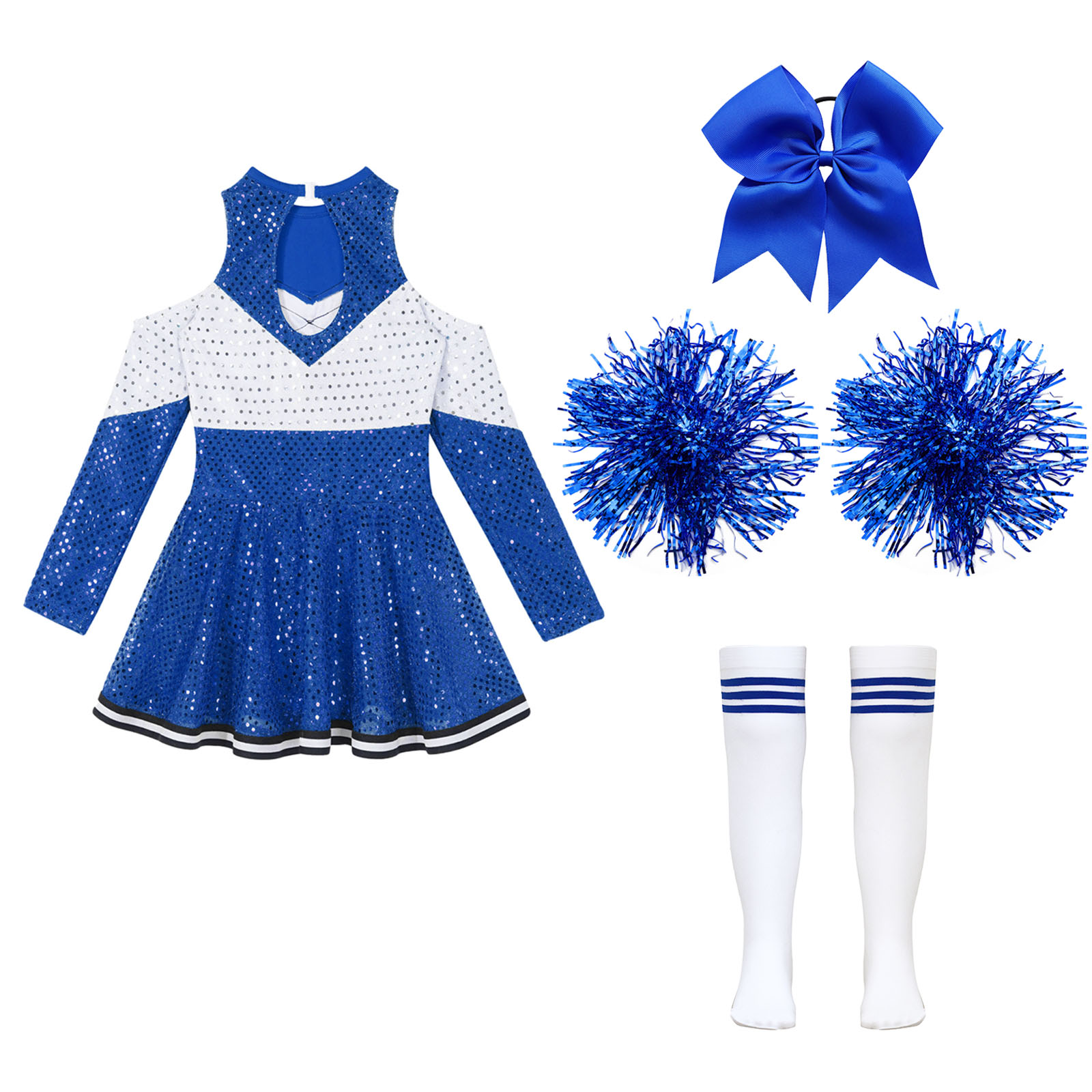 Kids Girls Cheerleading Dance  - đánh giá và giá Baby Clothing Size