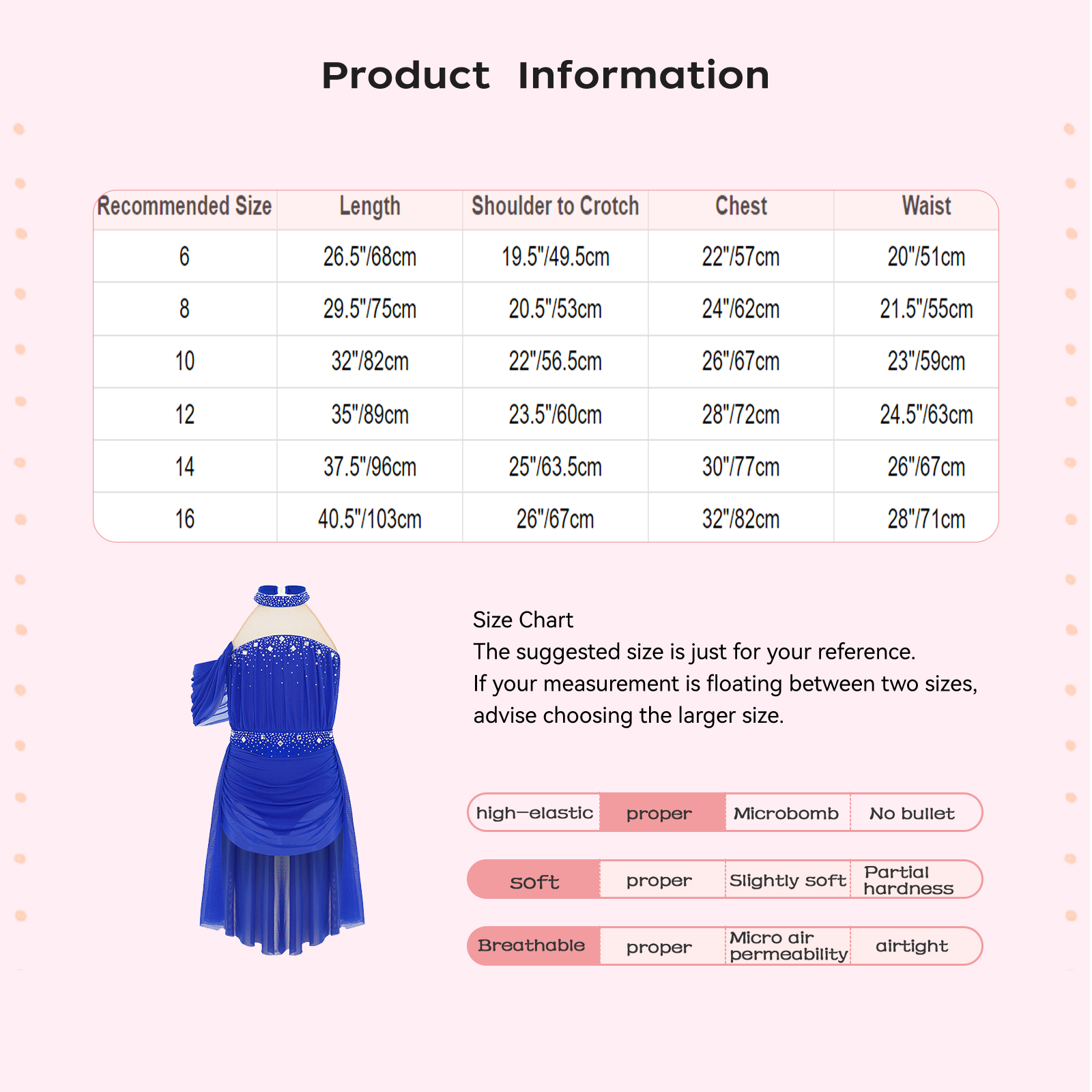 Kids Girls Ballet Leotard Dres - đánh giá và giá Baby Clothing Size