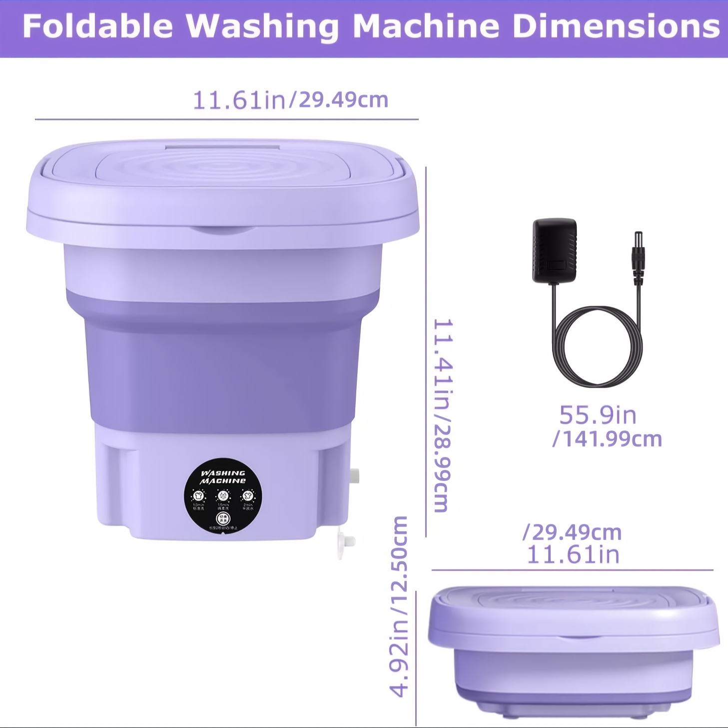 Portable Washing Machine with  - đánh giá và giá Baby Clothing Washing Machine