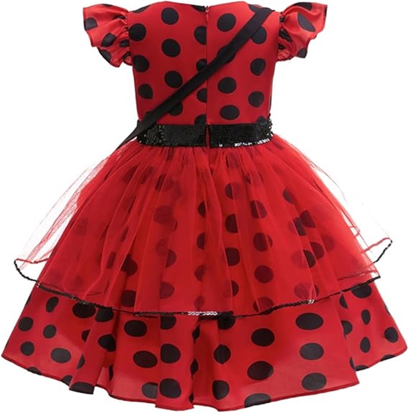 Girls Cosplay Costume Polka Do - đánh giá và giá Baby Clothing Size