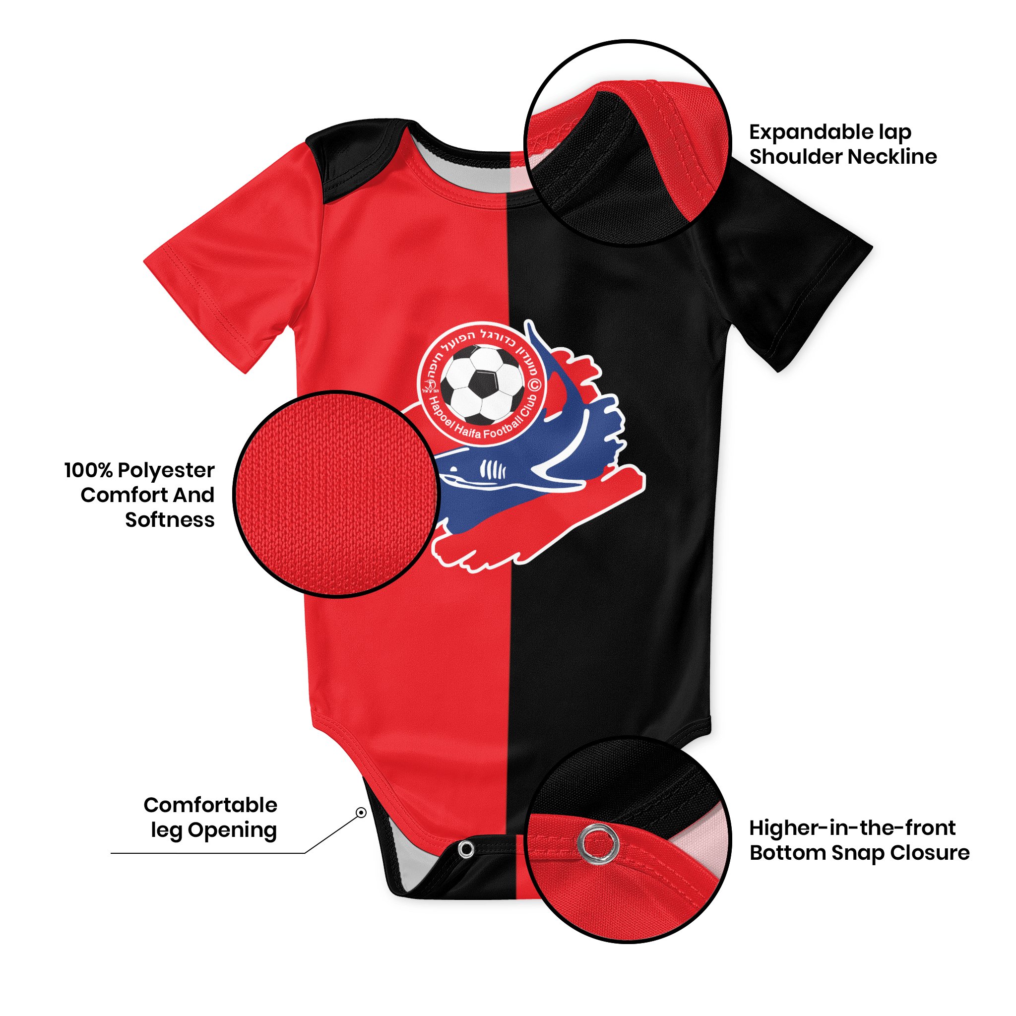 Hapoel Haifa Baby Bodysuit Uni - đánh giá và giá Baby Clothing Accessories