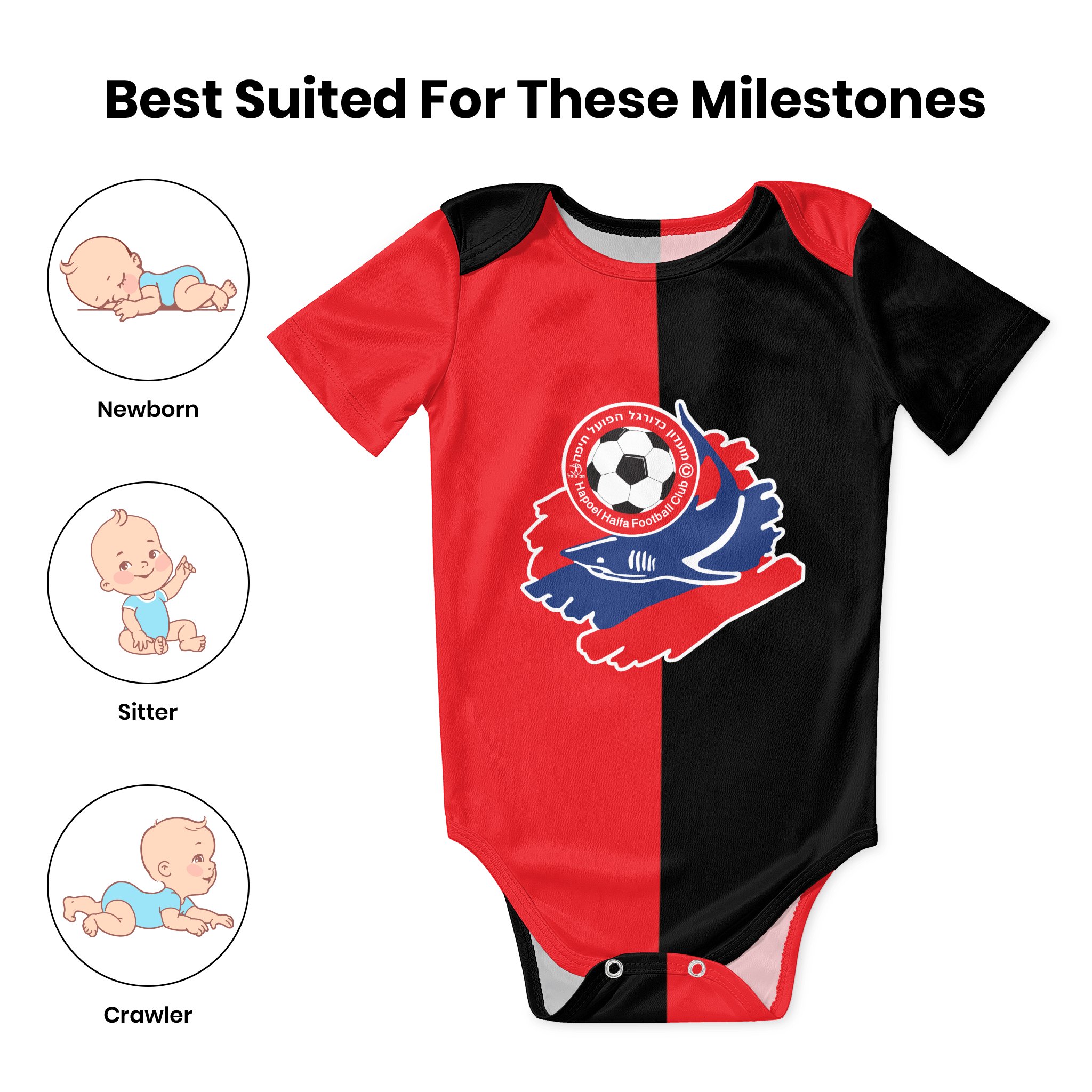 Hapoel Haifa Baby Bodysuit Uni - đánh giá và giá Baby Clothing Accessories