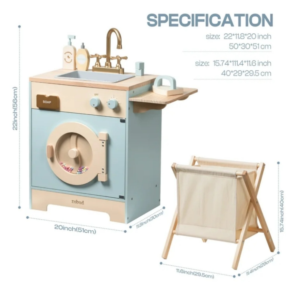 Robotime Robud Kitchen Washer  - đánh giá và giá Baby Clothing Washing Machine