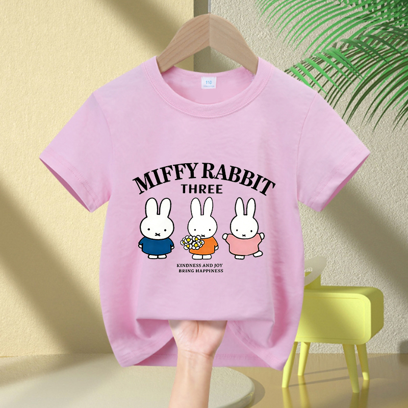 Cartoon Miffy Bunny T-Shirt Gi - đánh giá và giá Baby Clothing For Summer