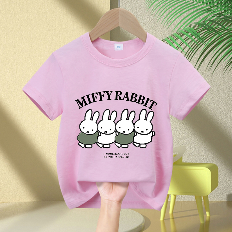Cartoon Miffy Bunny T-Shirt Gi - đánh giá và giá Baby Clothing For Summer