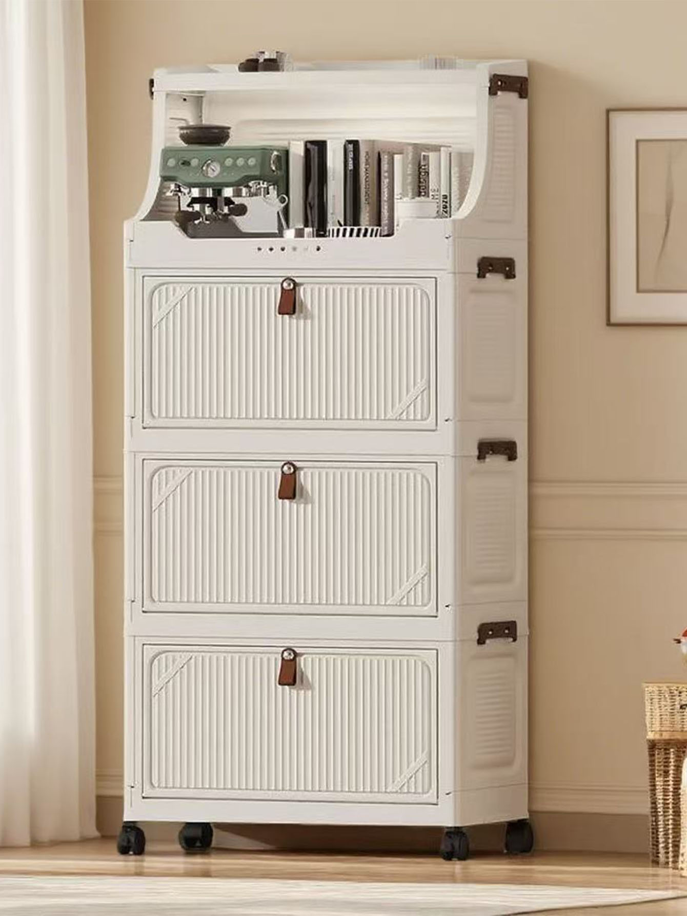 Thickened storage cabinet home - đánh giá và giá Baby Clothing Cupboard
