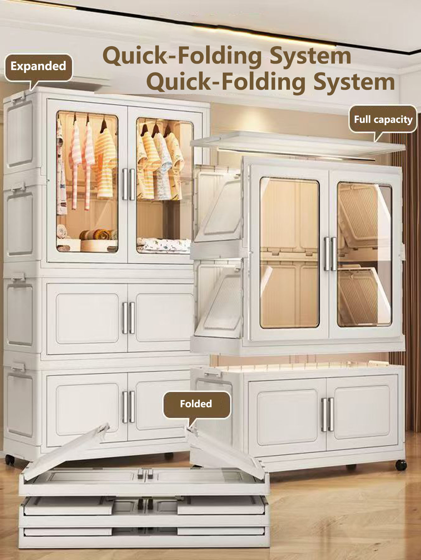 Foldable Storage Cabinet Simpl - đánh giá và giá Baby Clothing Cupboard