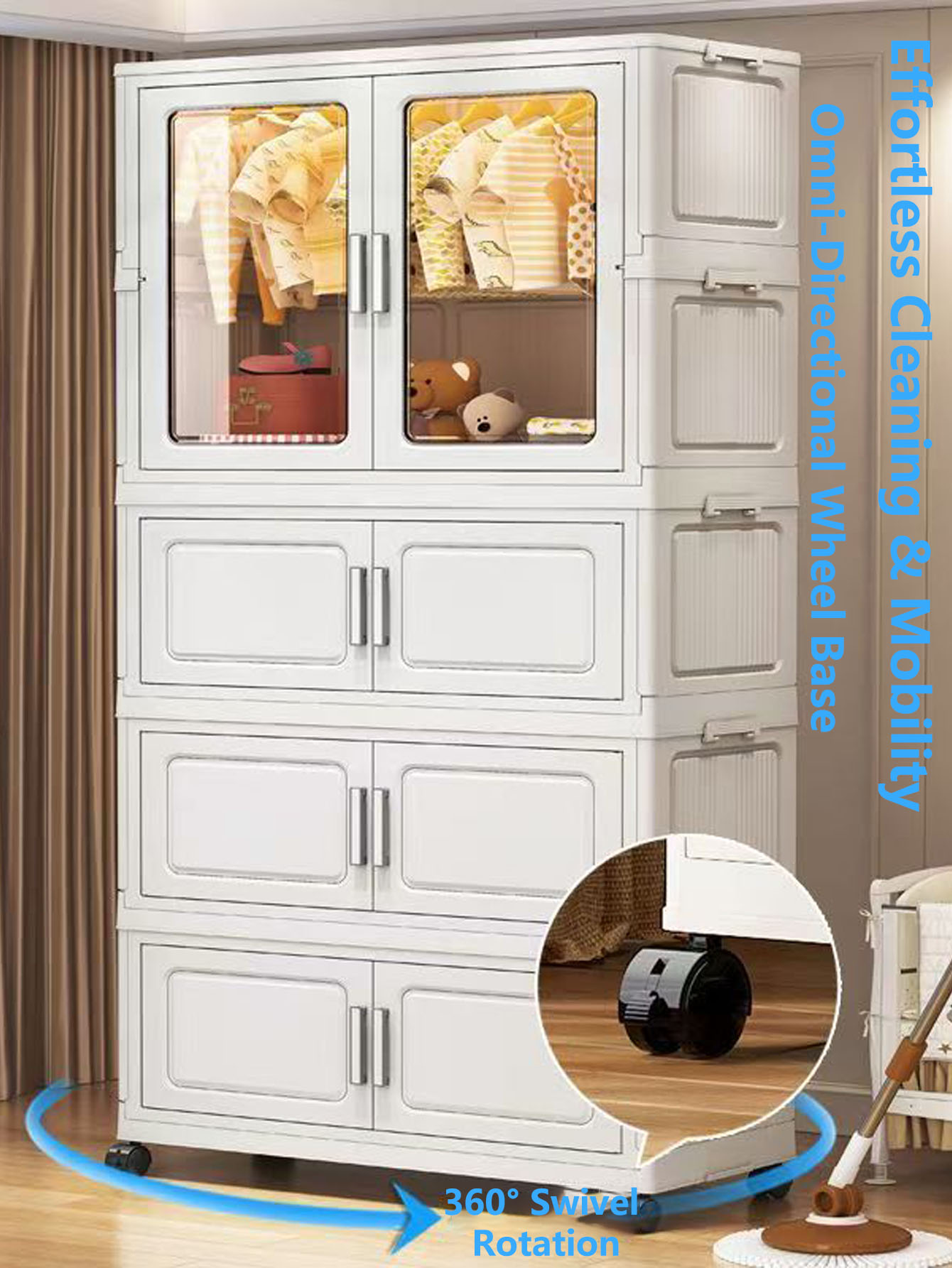 Foldable Storage Cabinet Simpl - đánh giá và giá Baby Clothing Cupboard