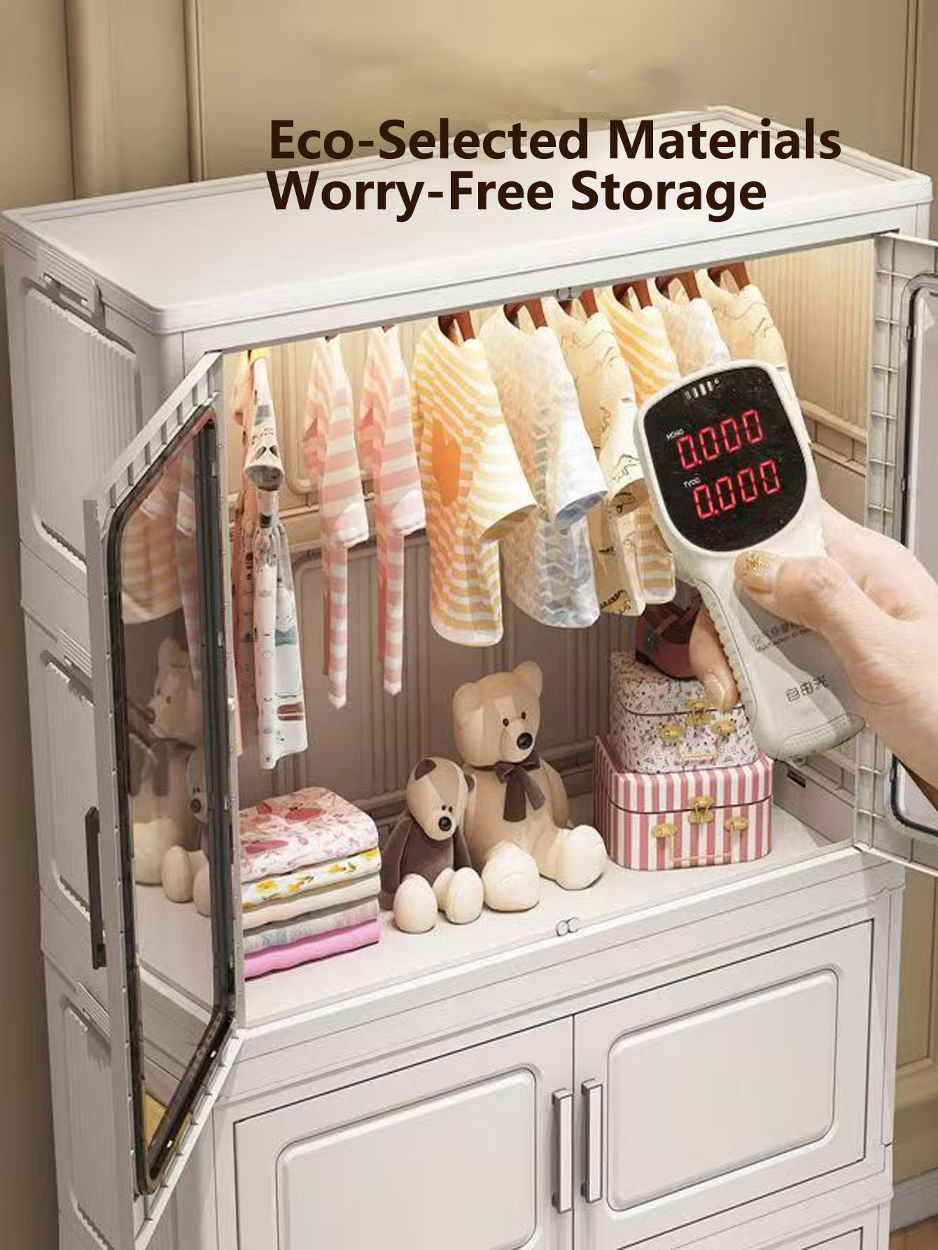 Foldable Storage Cabinet Simpl - đánh giá và giá Baby Clothing Cupboard