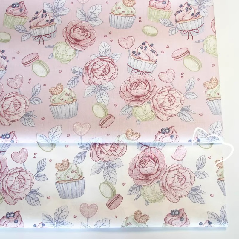 160x50cm Rose Ice Cream DIY Fa - đánh giá và giá Baby Clothing Sewing