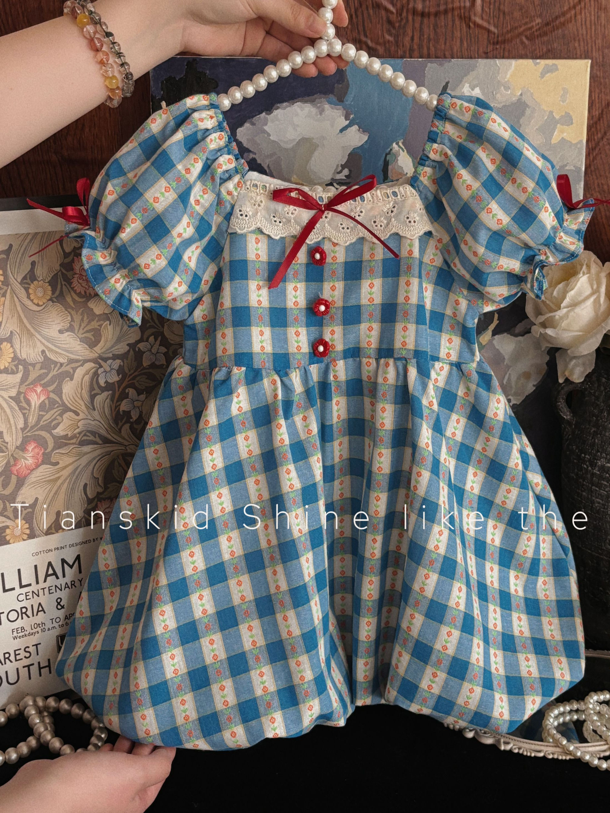 Girls Summer Plaid Dress Baby  - đánh giá và giá Baby Clothing For Summer