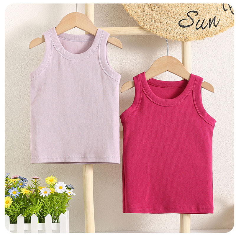 Kids Sleeveless T-shirts Candy - đánh giá và giá Baby Clothing For Sale