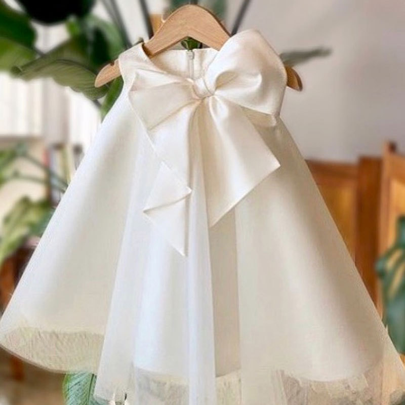 Summer Big Bow Baby Girl Dress - đánh giá và giá Baby Clothing Accessories