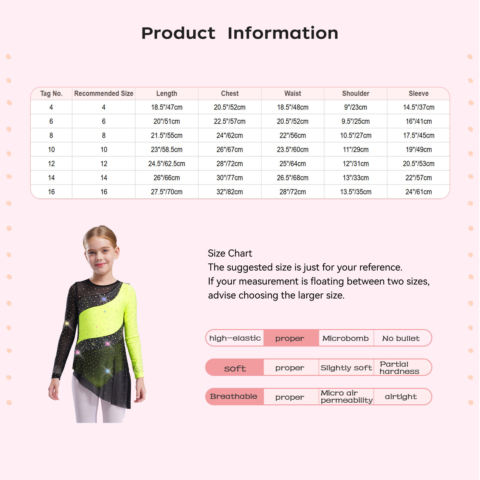 Kids Girls Sparkling Mesh Lyri - đánh giá và giá Baby Clothing Size