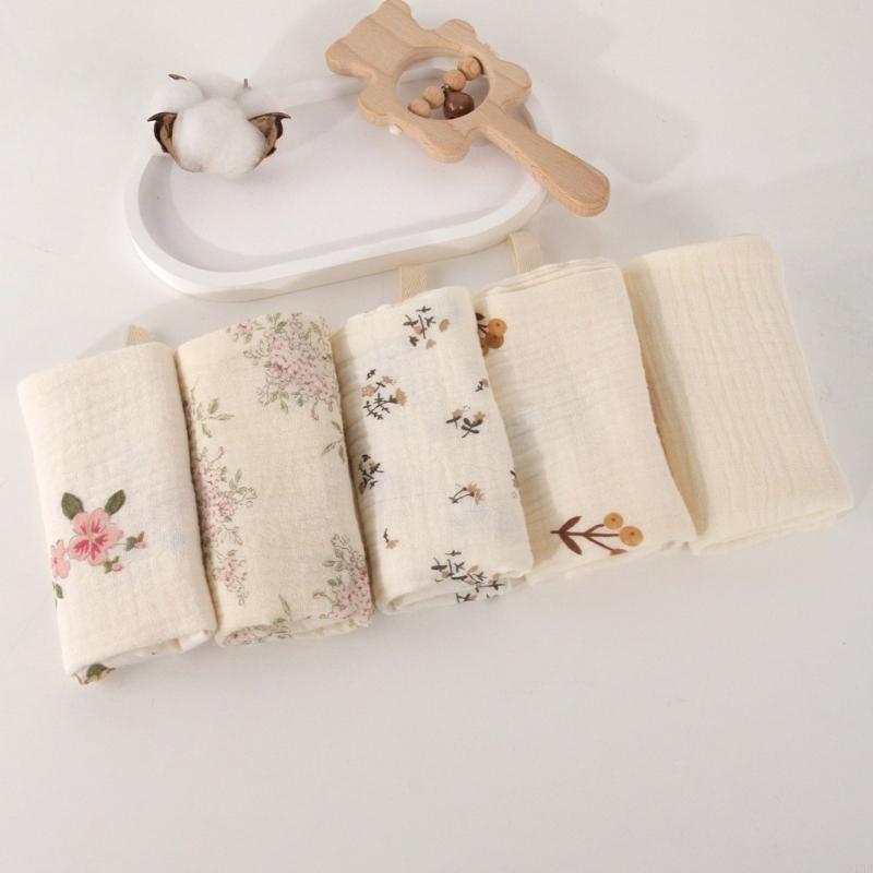  Pack of 5pcs Newborns Bath To - đánh giá và giá Printed Bibs Pack