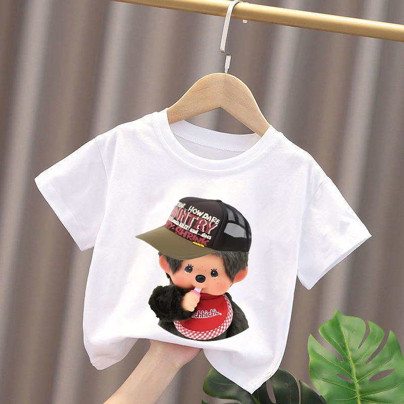Monchhichi Kids T-shirts Anime - đánh giá và giá Baby Clothing For Summer