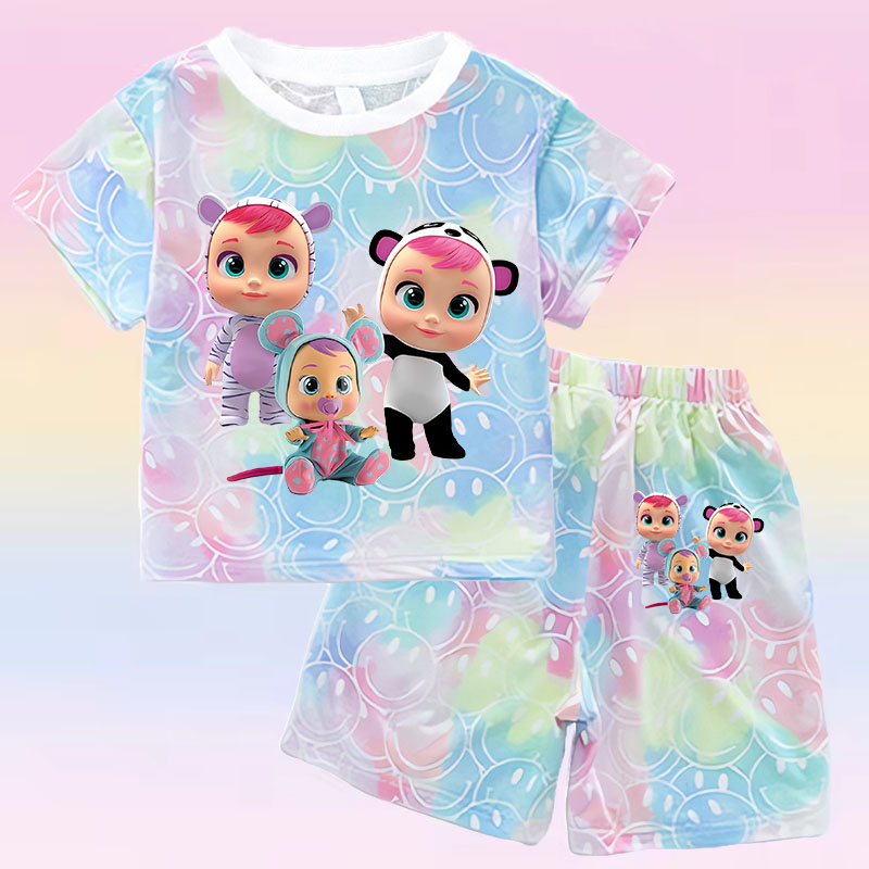 Crying Babies T-shirt Set Chil - đánh giá và giá Baby Clothing For Summer