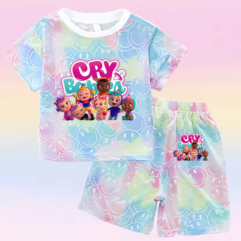 Crying Babies T-shirt Set Chil - đánh giá và giá Baby Clothing For Summer