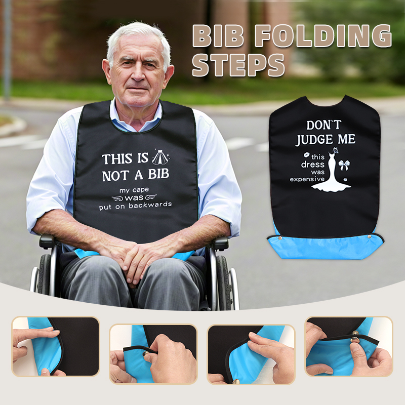 2-Pack Dining Bibs for Seniors - đánh giá và giá Printed Bibs Pack