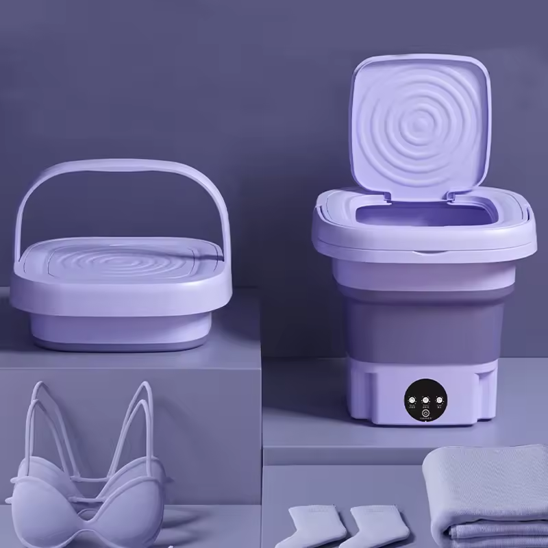 Portable Folding Mini Washing  - đánh giá và giá Baby Clothing Washing Machine