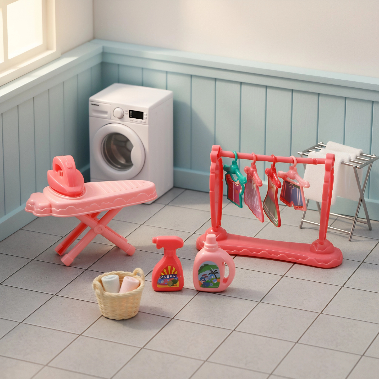 New Home Toy Mini Drying Rack  - đánh giá và giá Baby Clothing Washing Machine