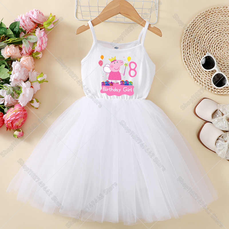 Peppa Pigs Dress Birthday Numb - đánh giá và giá Baby Clothing For Summer