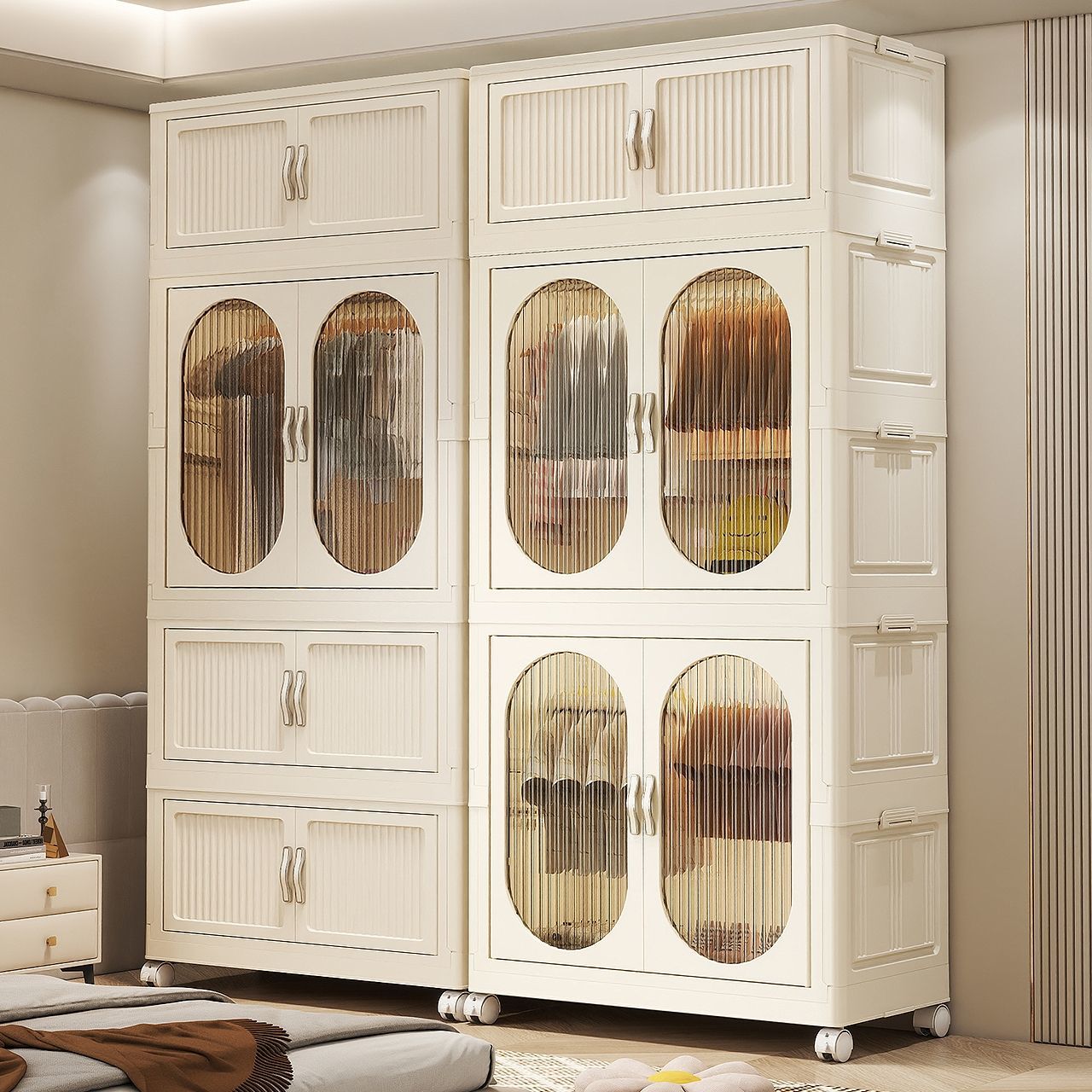 Thickened Home Use Storage Cab - đánh giá và giá Baby Clothing Cupboard