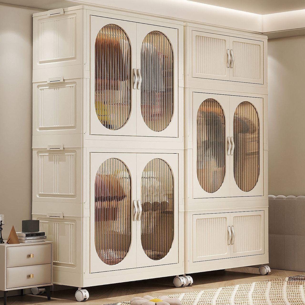 Thickened Home Use Storage Cab - đánh giá và giá Baby Clothing Cupboard